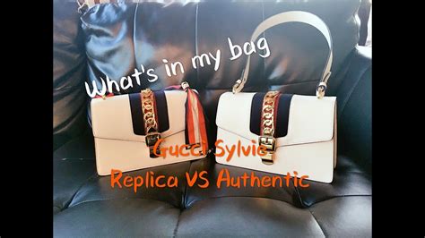 gucci sylvie fake vs real|gucci purses authenticity check.